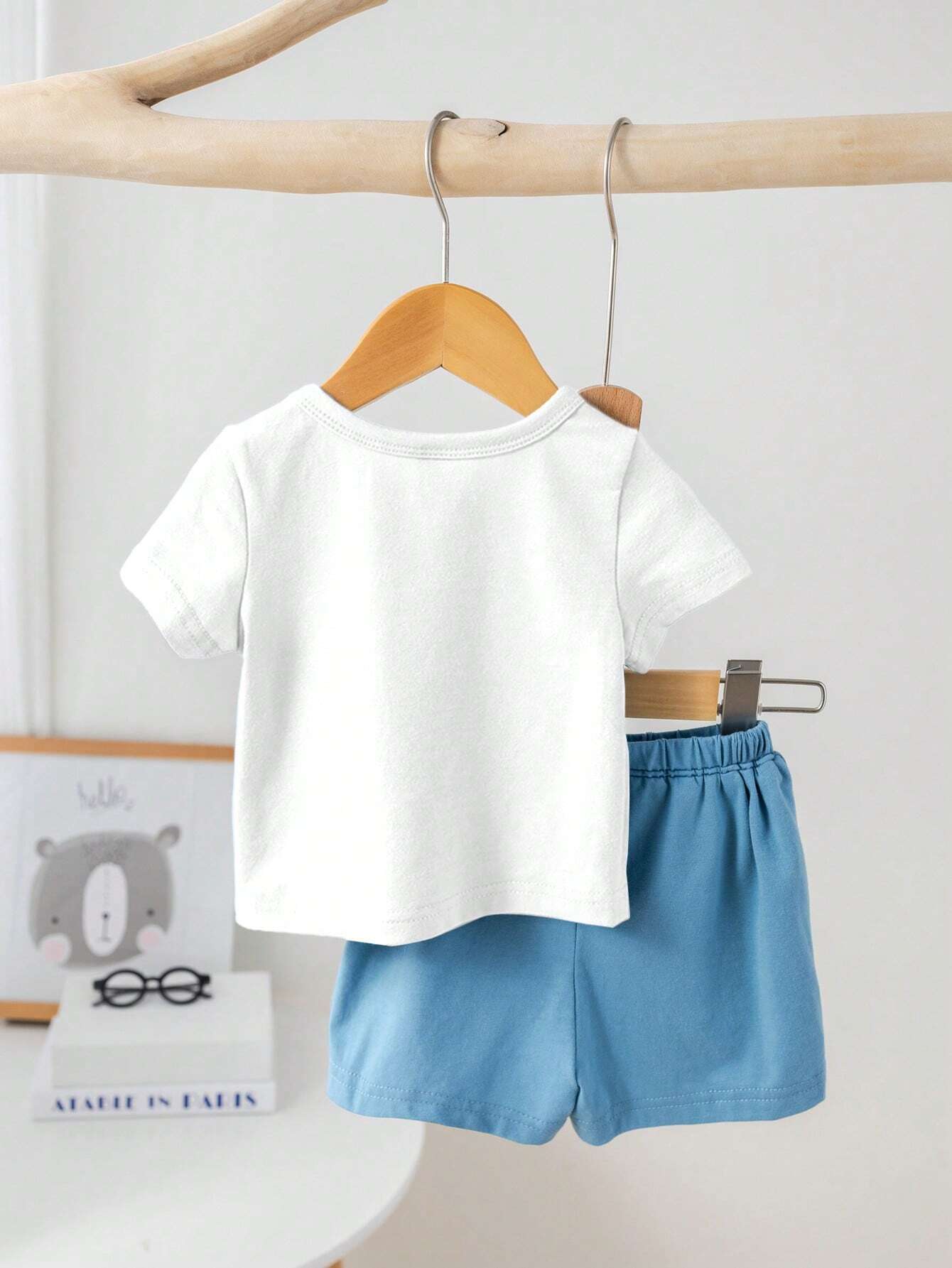 Baby Boy Cartoon Print Outfit