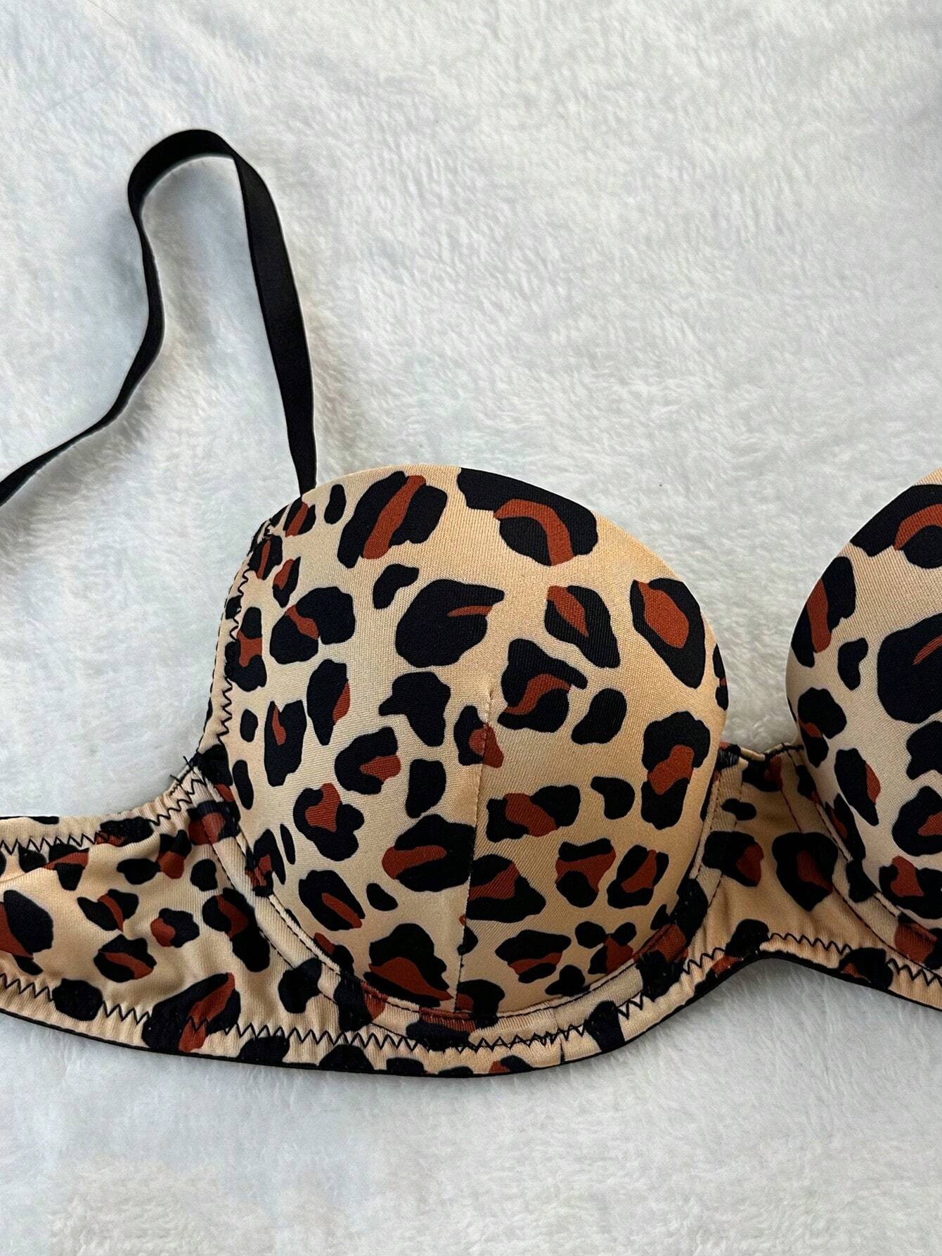 Leopard Print Lingerie Set