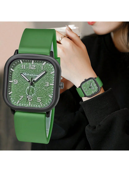 Silicone Strap Luminous Wrist Watch