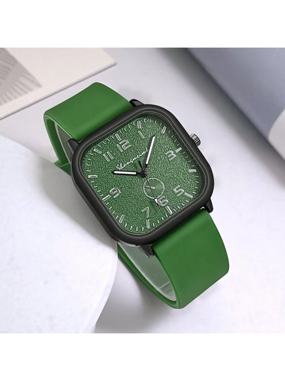 Silicone Strap Luminous Wrist Watch