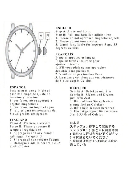 Silicone Strap Luminous Wrist Watch