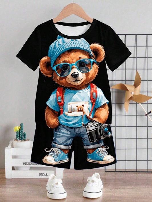 Baby Boys' Knitted Jumpsuit Outfit