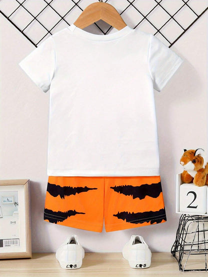 2pcs/Set Tiger Printed Lightweight Set