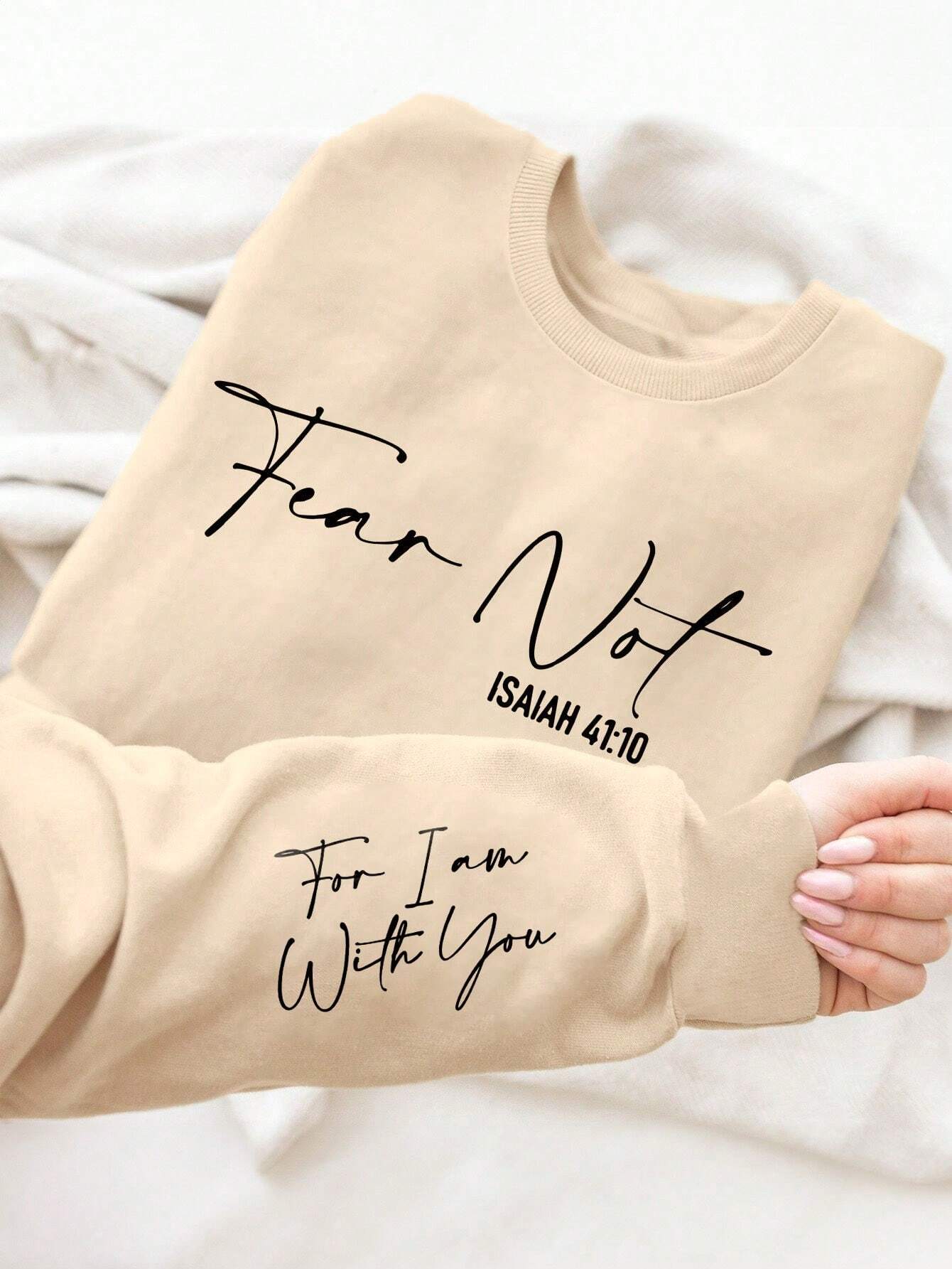 Women Letter Print Sweatshirt