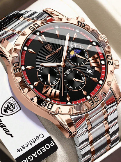 Sports Men's Stainless Steel Quartz Watch