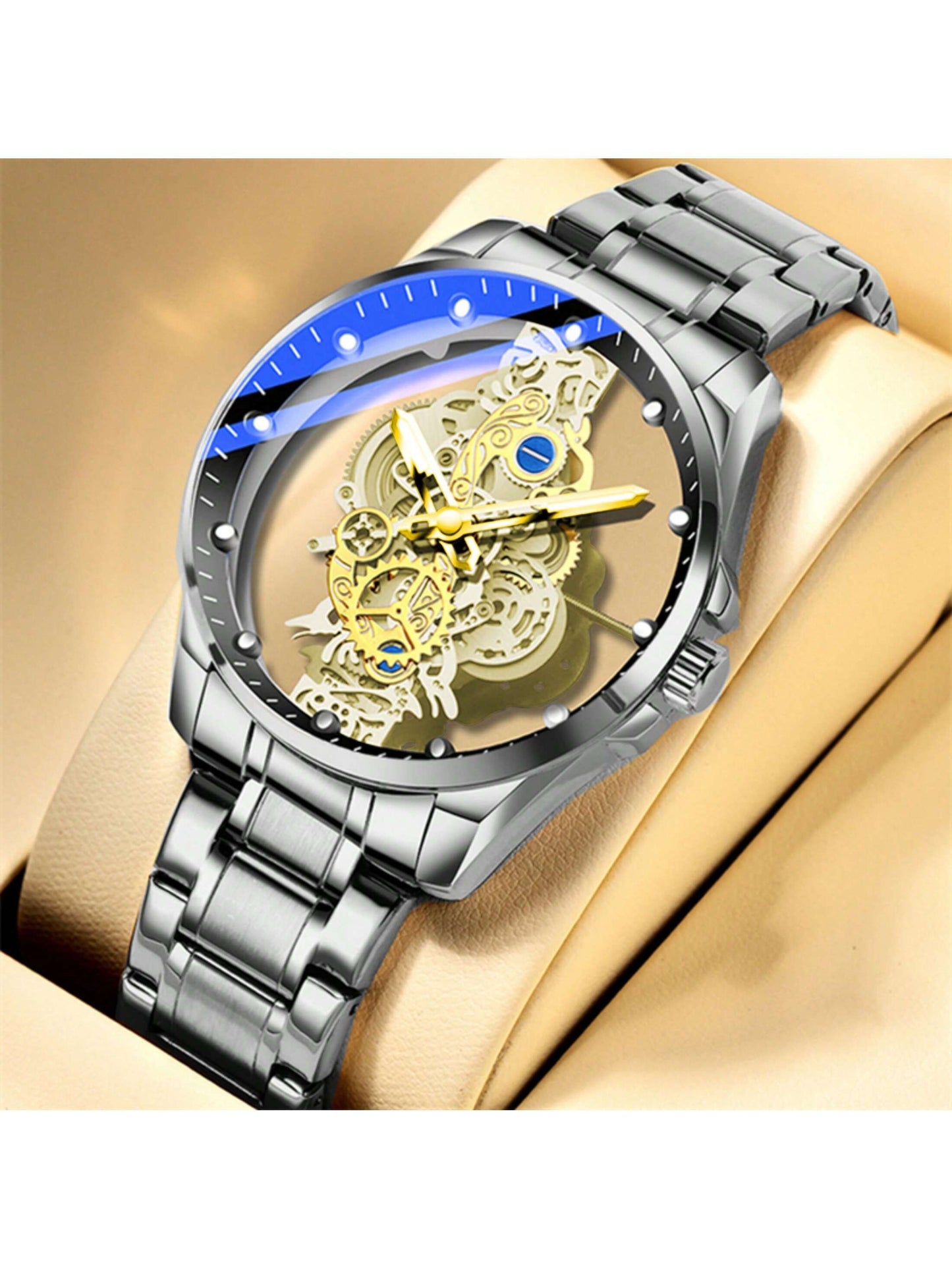 Men's Watch Silver Stainless Steel