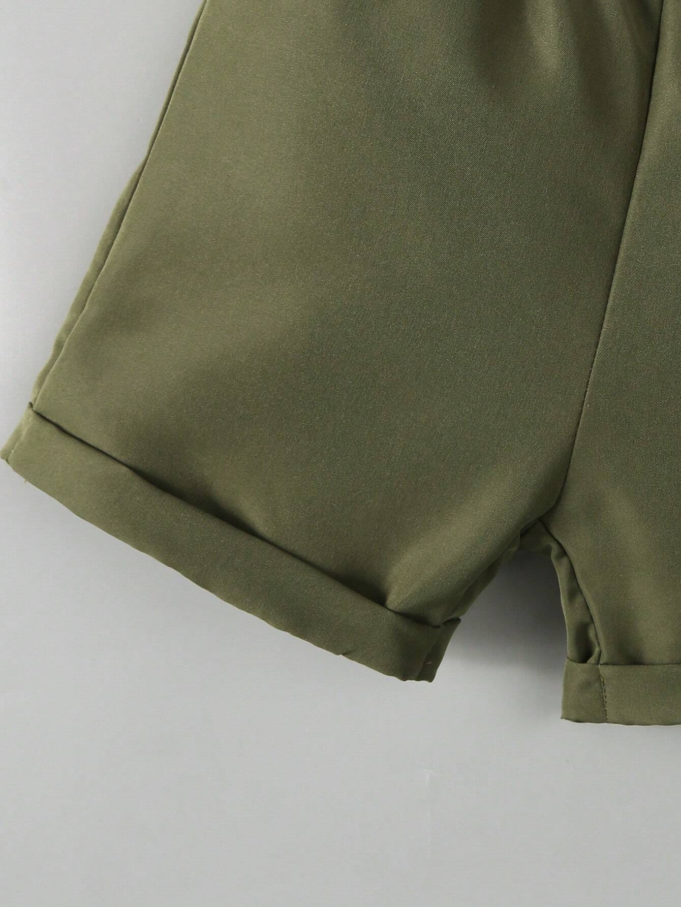 2pcs Young Boy Summer Outfit Set