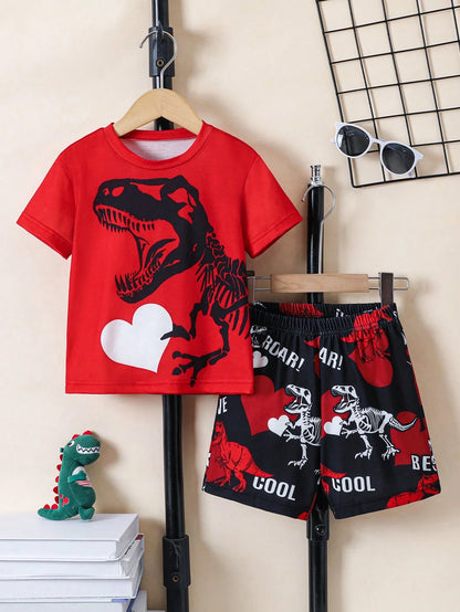 Toddler Boys' Print Top & Bottoms