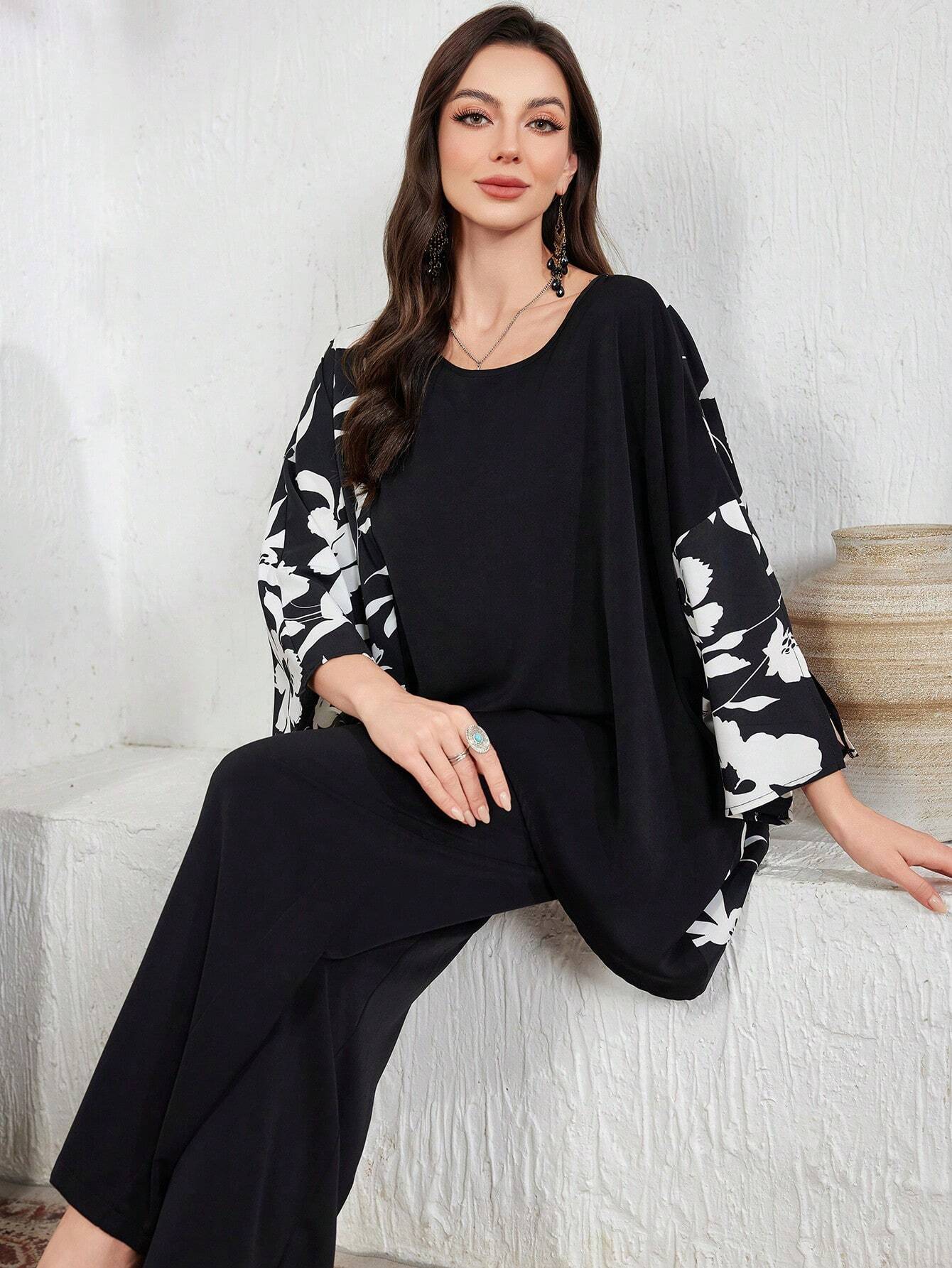 Casual Contrasting Color Block Dress