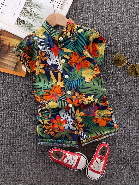 Kids' Tropical Leaf Set