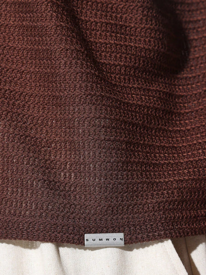 Crochet Button-Up Designer Summer Shirt