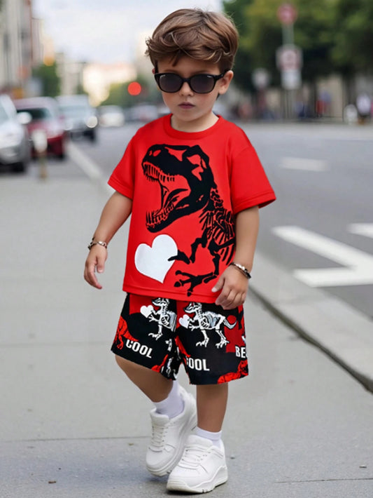 Toddler Boys' Print Top & Bottoms